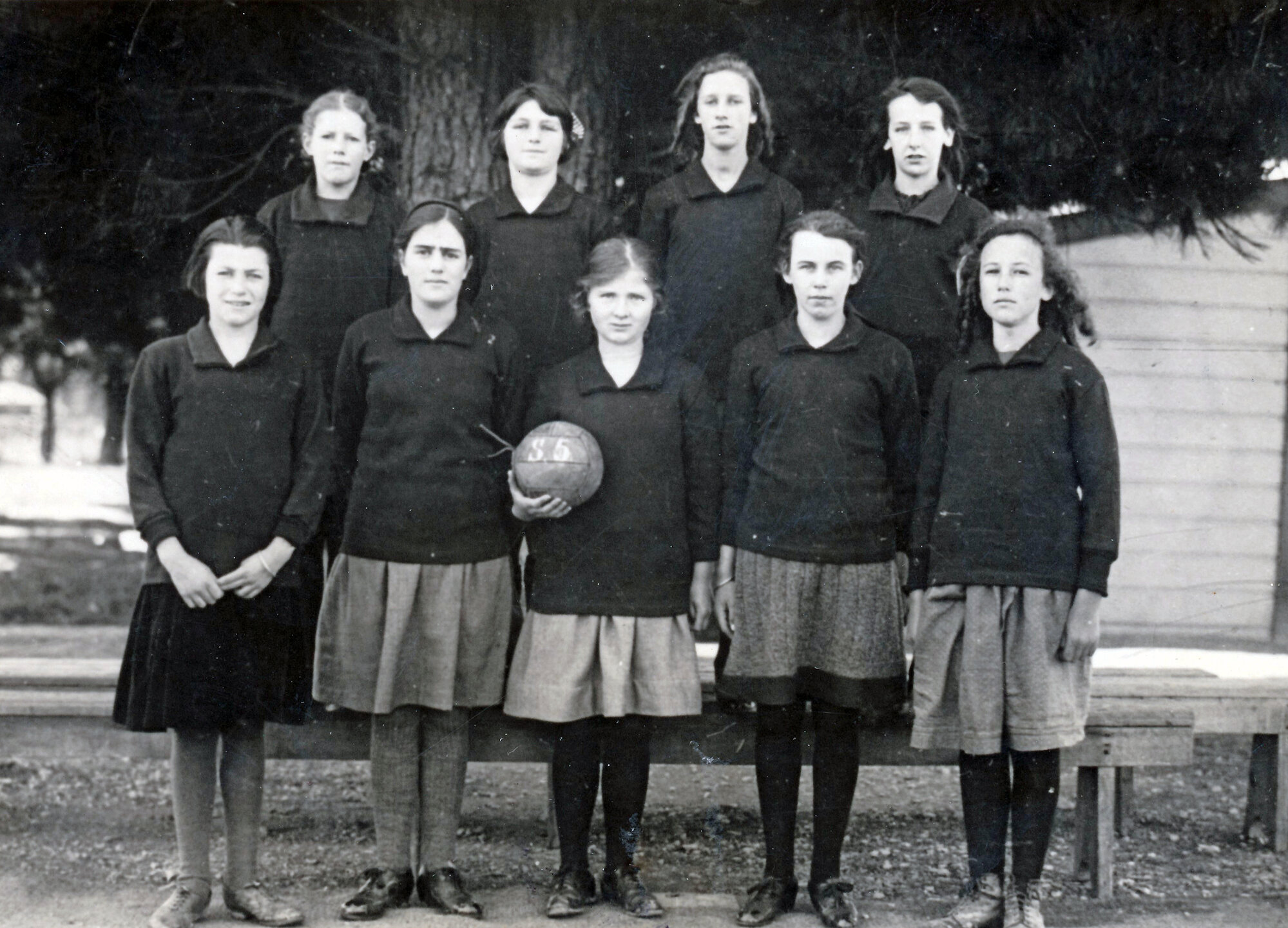 Upper Hutt School, Standard 5 Netball Team; 1924
