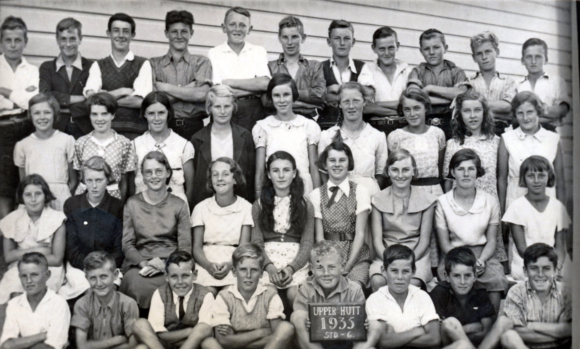 Upper Hutt School, Standard 6; 1935