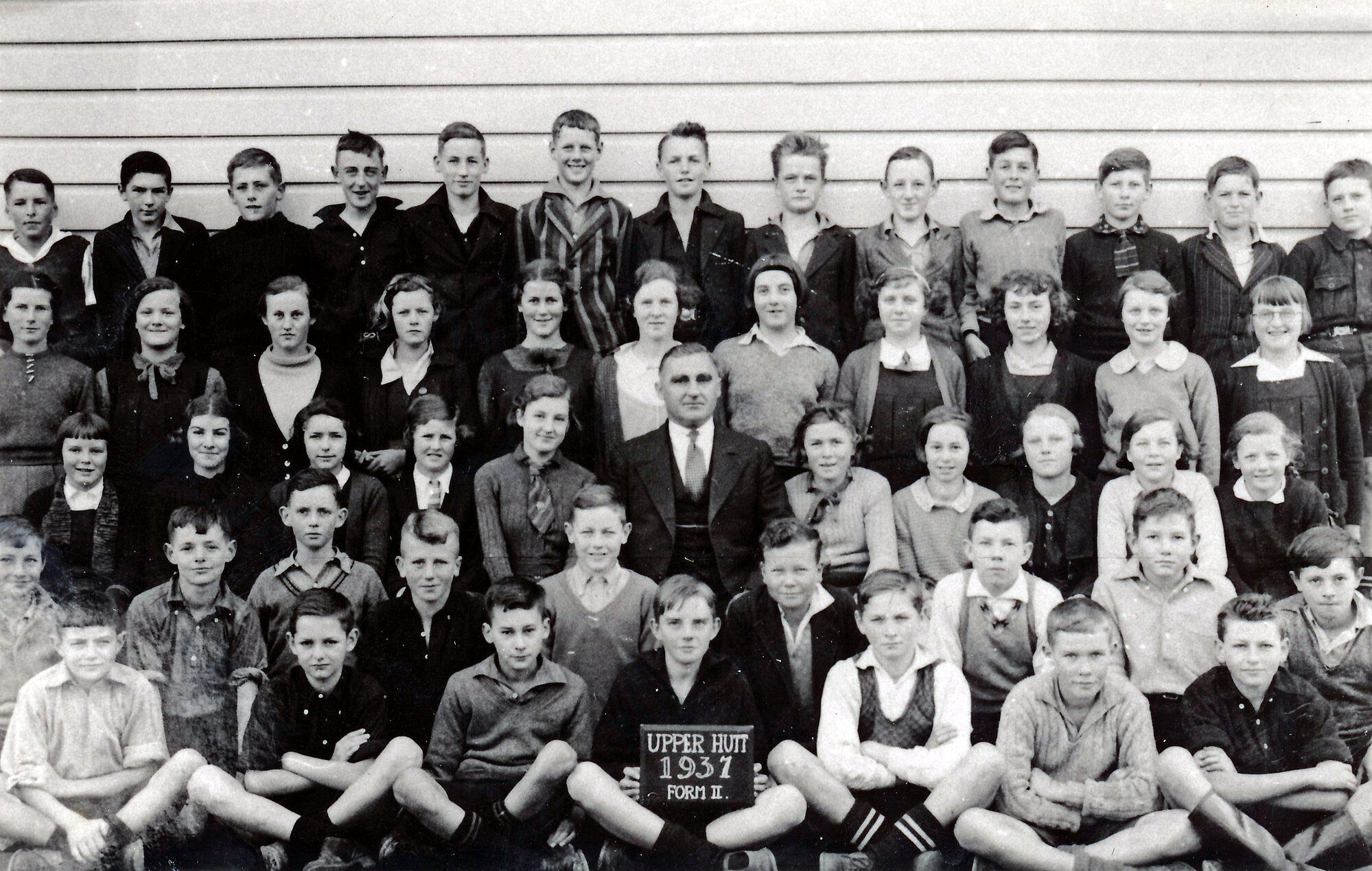 Upper Hutt School, Form 2; 1937