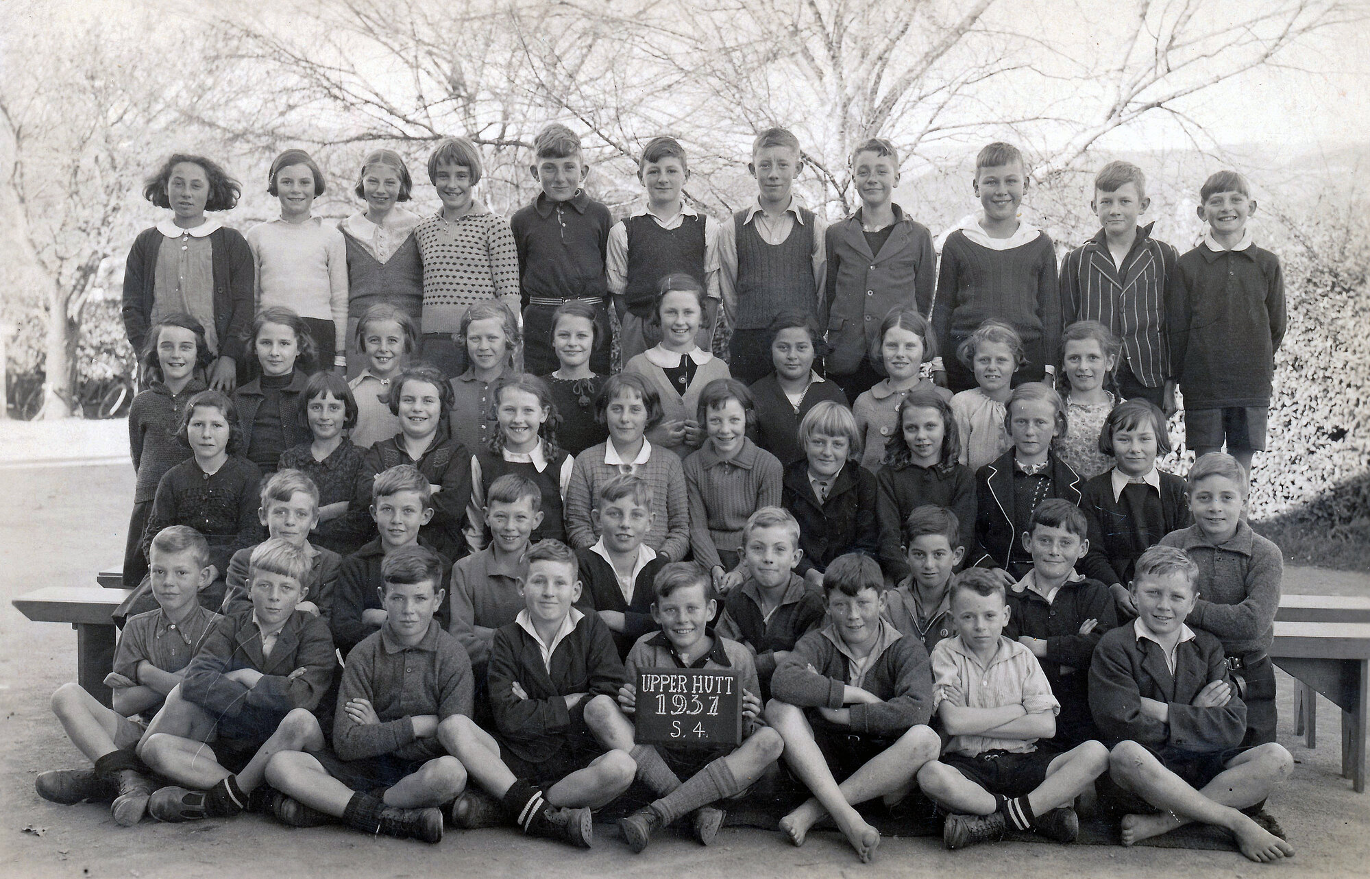 Upper Hutt School, Standard 4; 1937