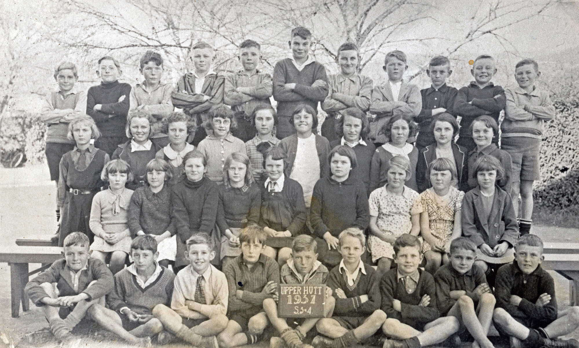 Upper Hutt School, Standard 3 and 4; 1937