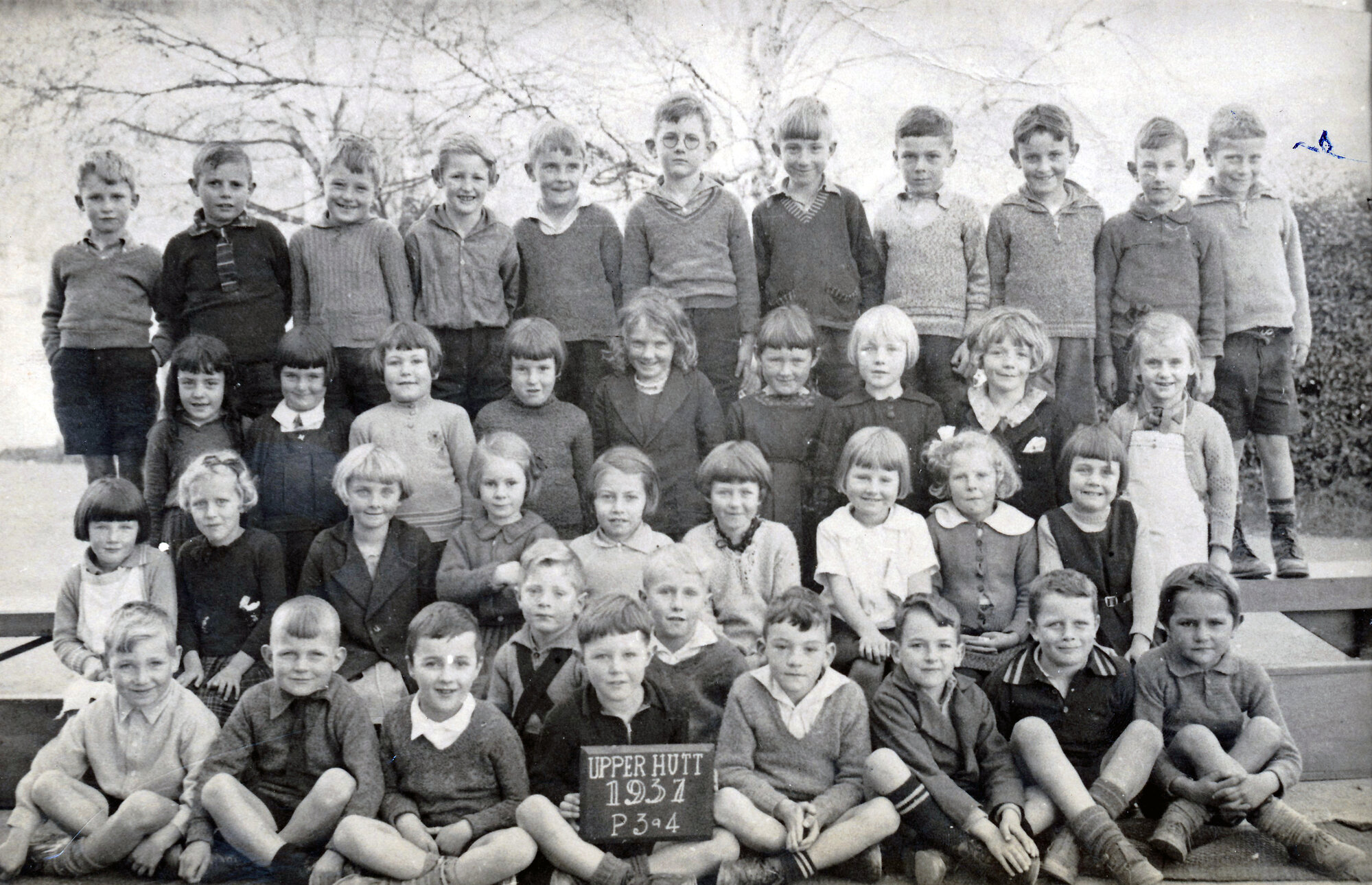 Upper Hutt School, Primer 3 and 4; 1937