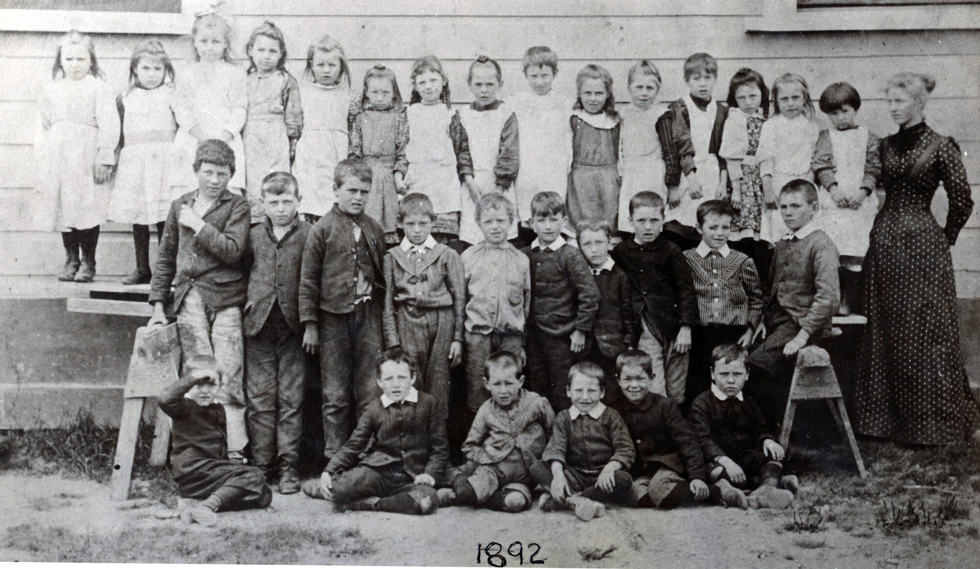 Upper Hutt School, unidentified class; 1892