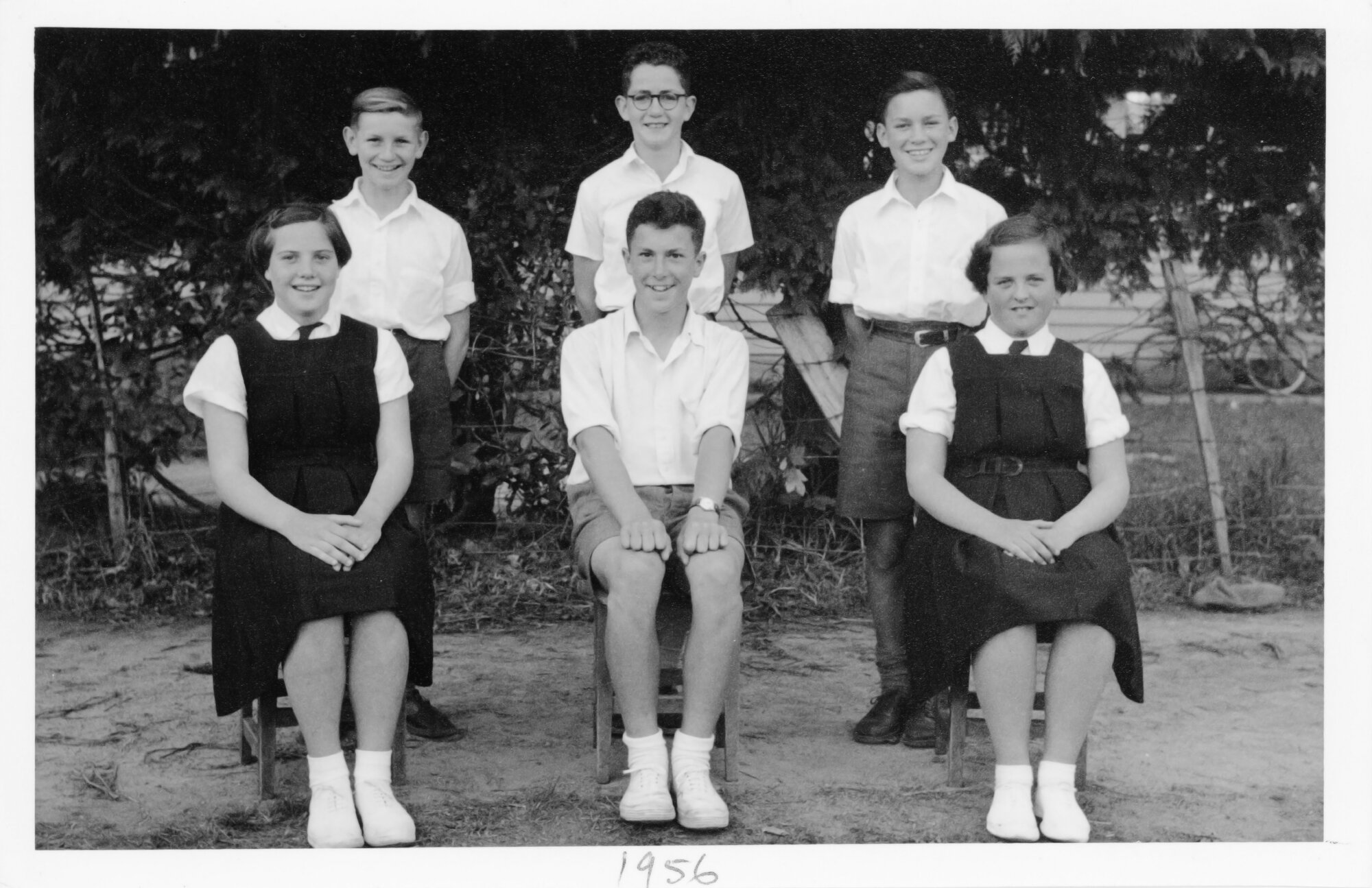 Upper Hutt School, unidentified sports team; 1956