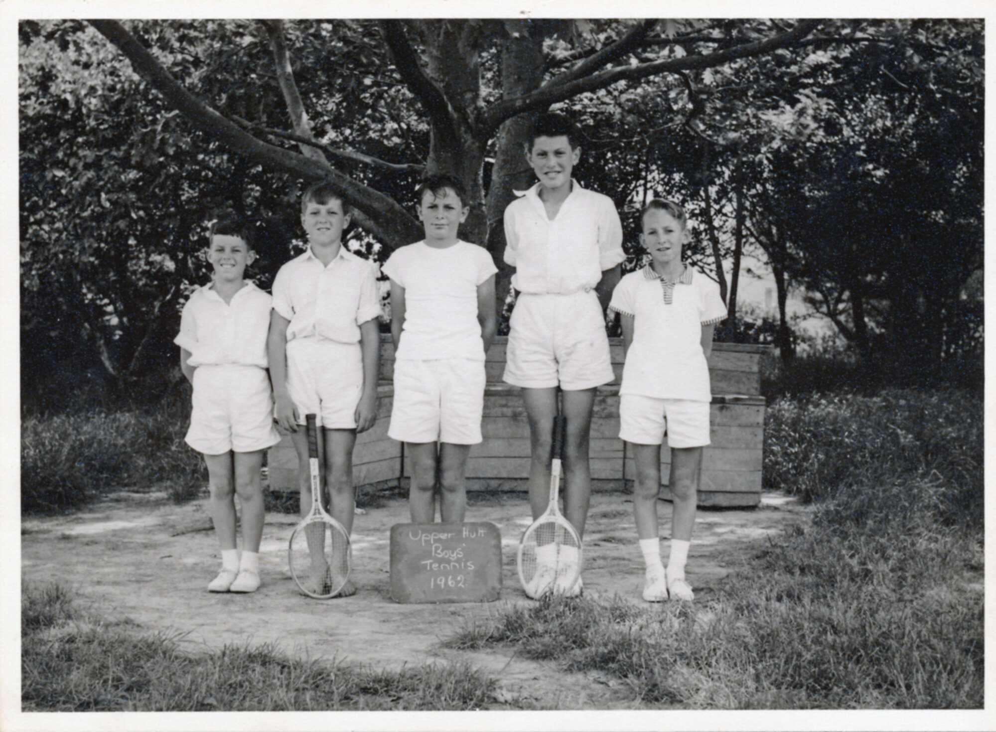 Upper Hutt School, boys' tennis team; 1962