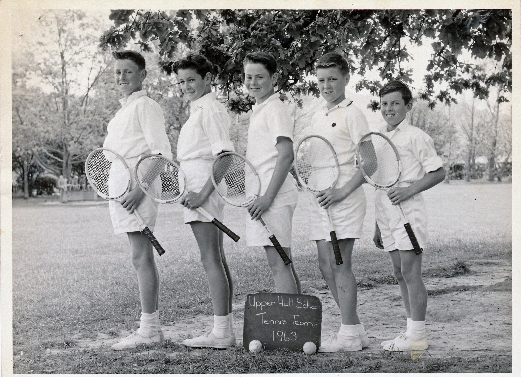 Upper Hutt School, boys' tennis team; 1963