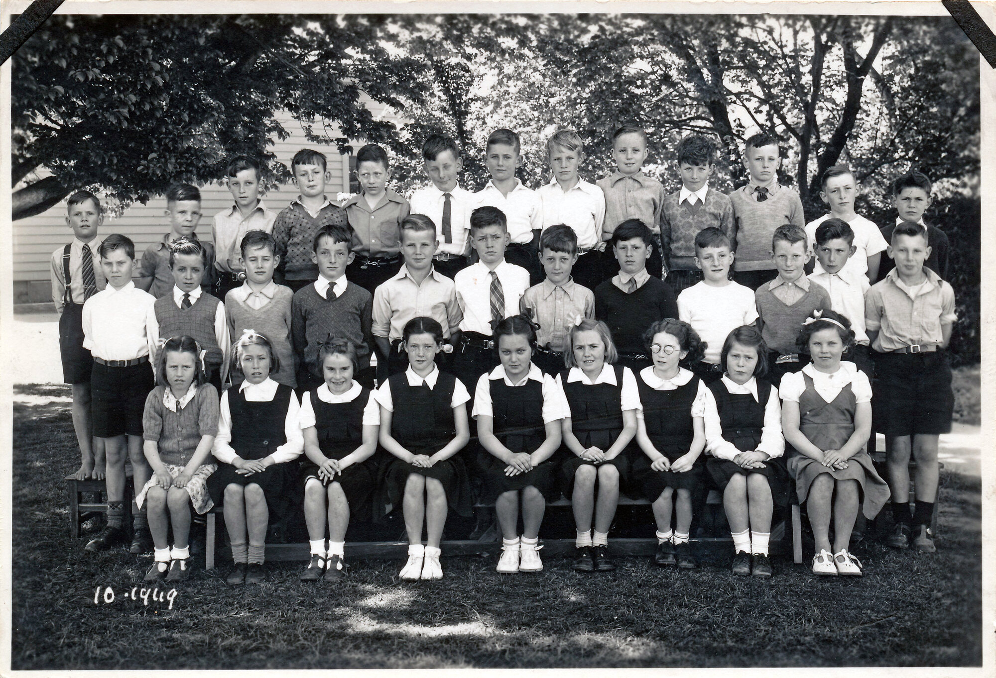 Upper Hutt School, unidentified class; 1949