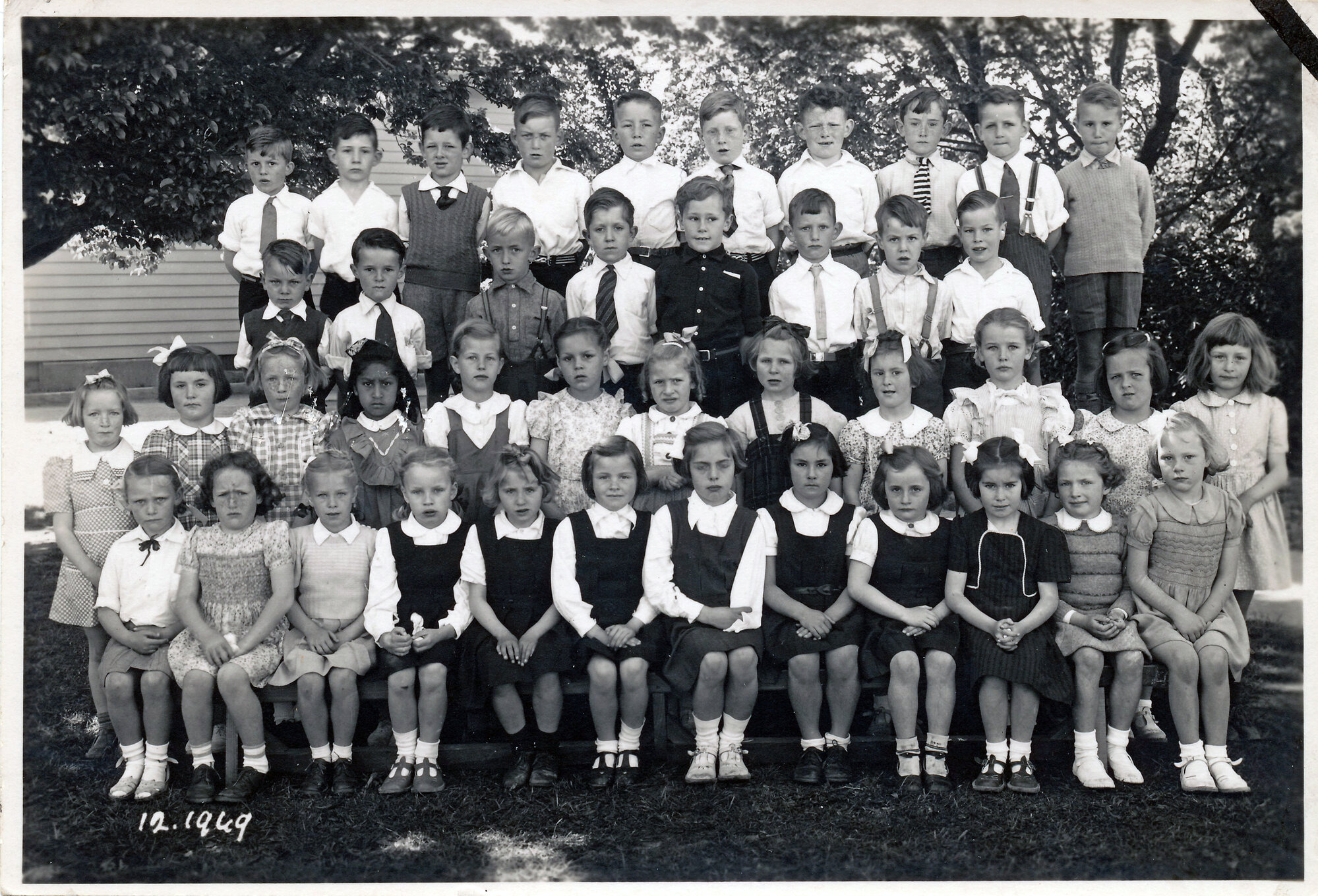 Upper Hutt School, unidentified class; 1949