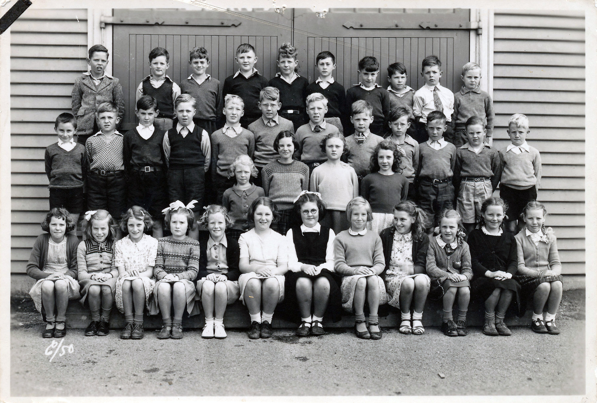 Upper Hutt School, unidentified class; 1950