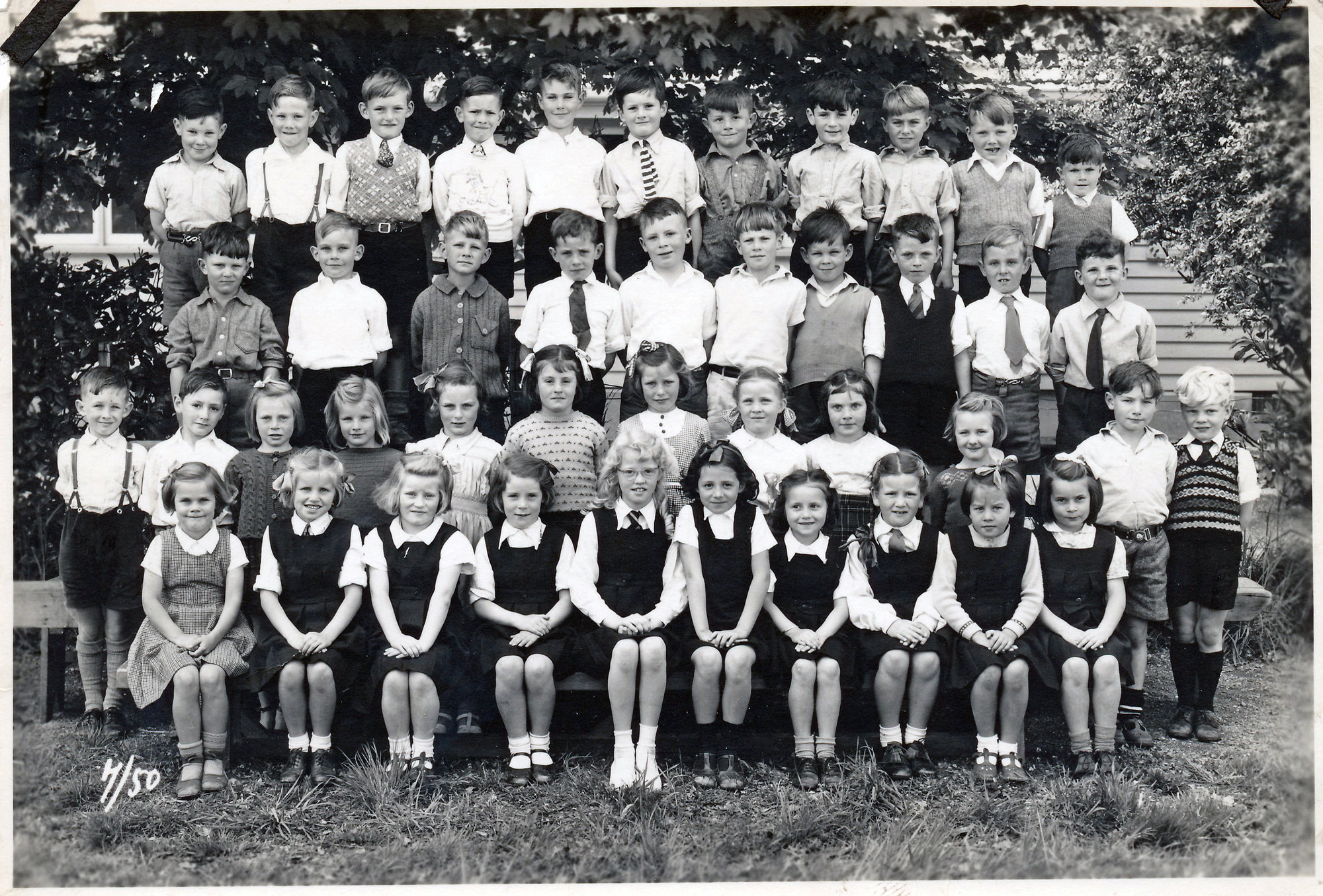 Upper Hutt School, unidentified class; 1950