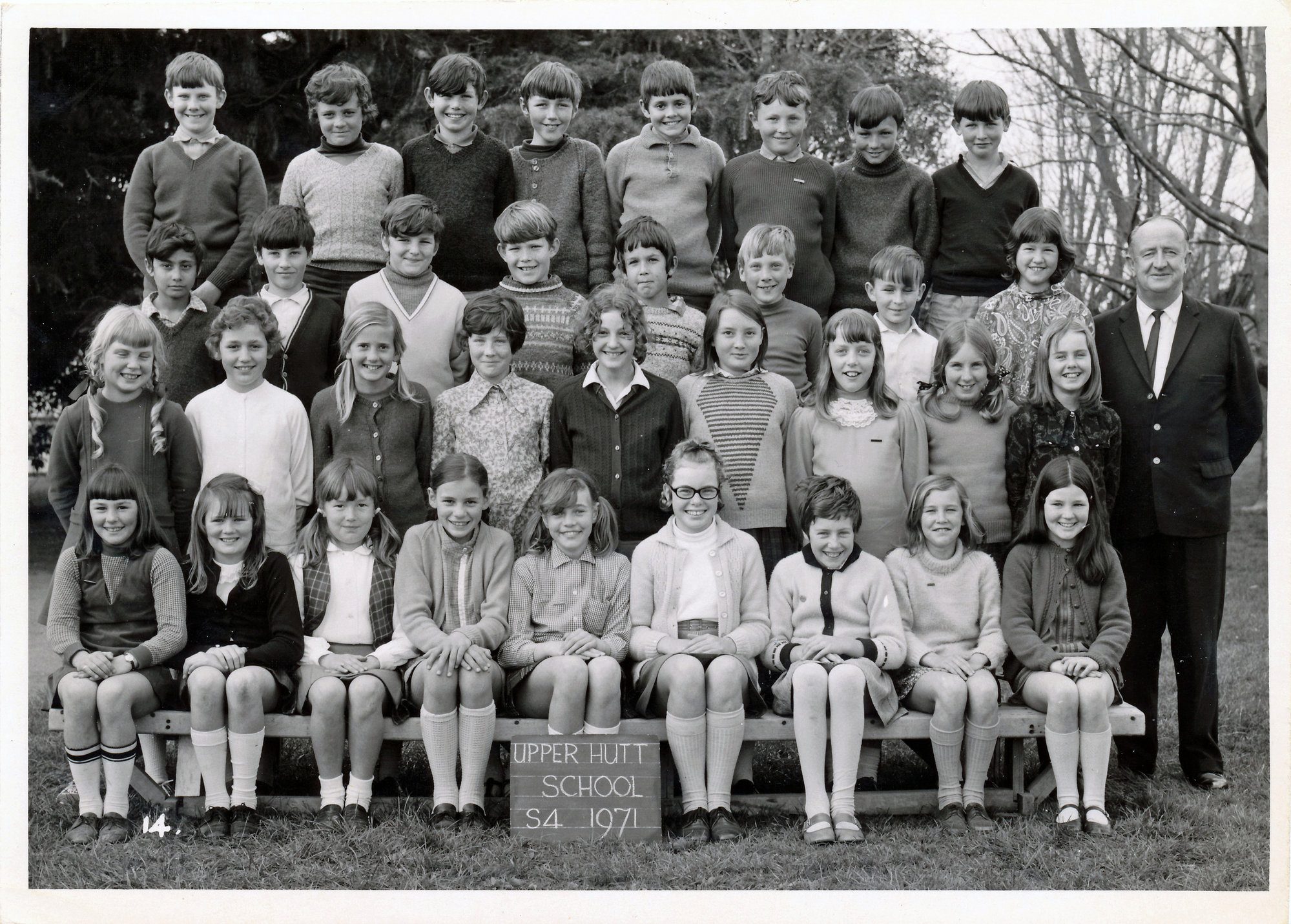 Upper Hutt School, Standard 4; 1971