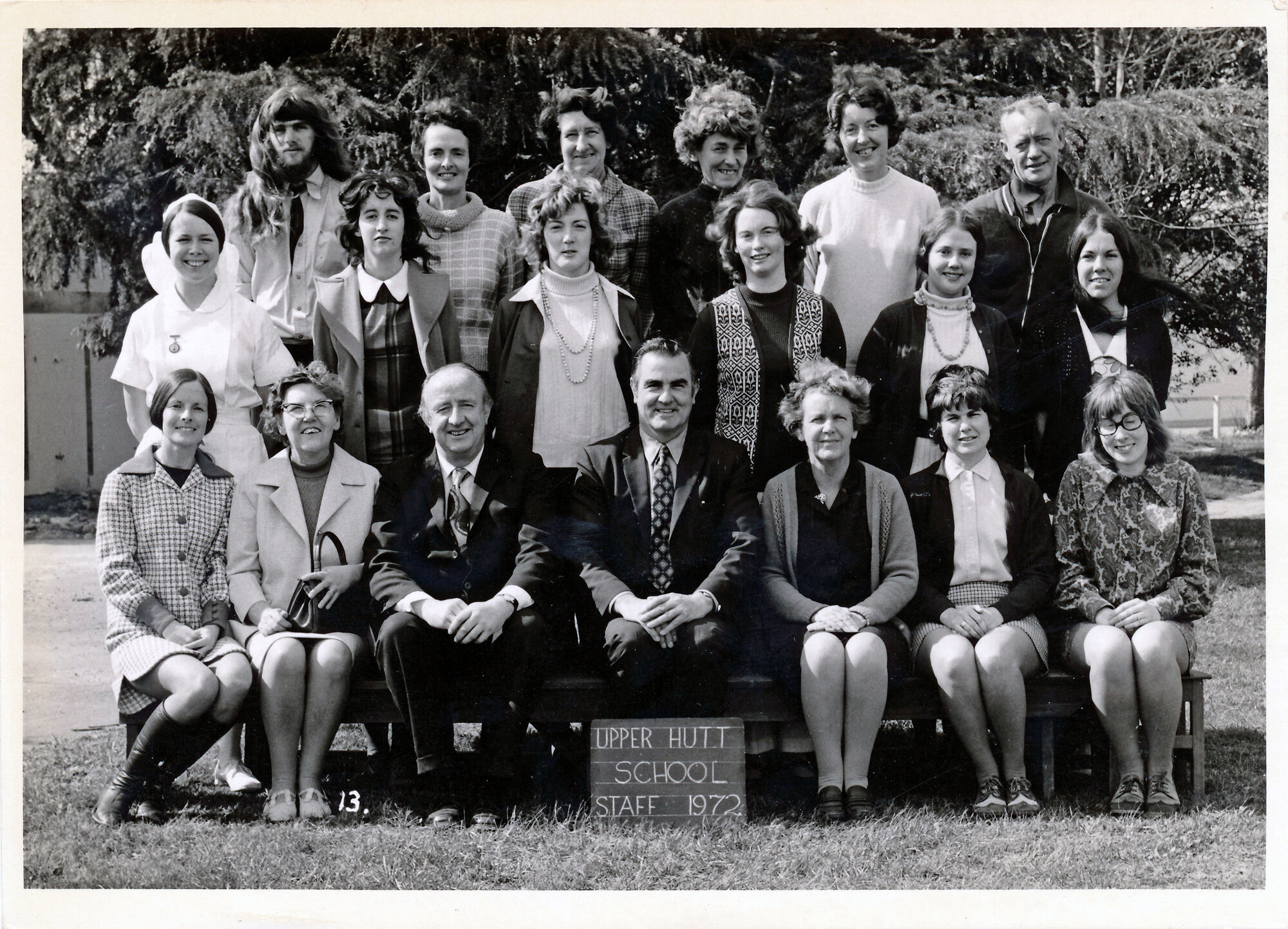 Upper Hutt School, Staff; 1972