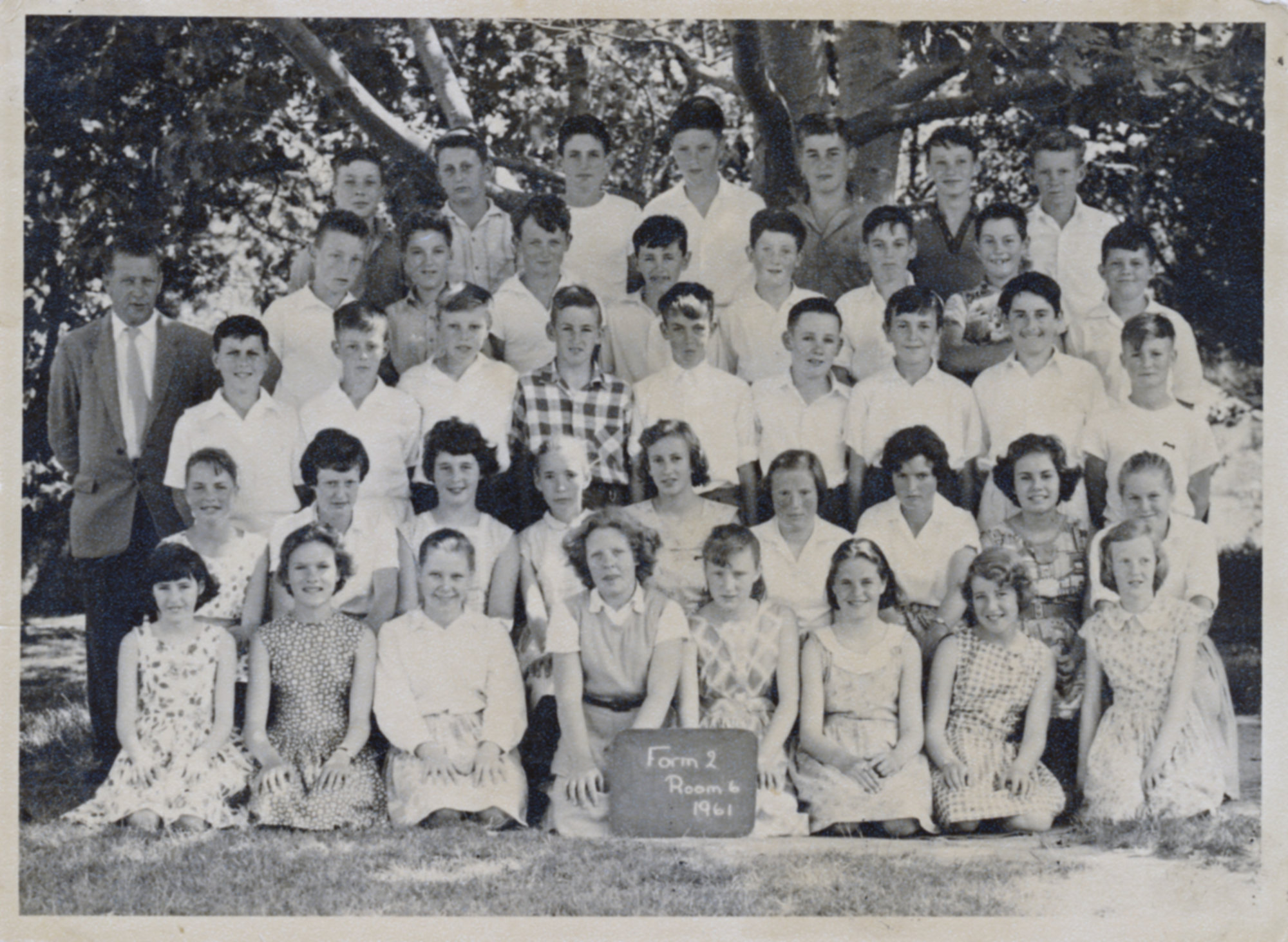 Upper Hutt School, Room 6, Form 2; 1961