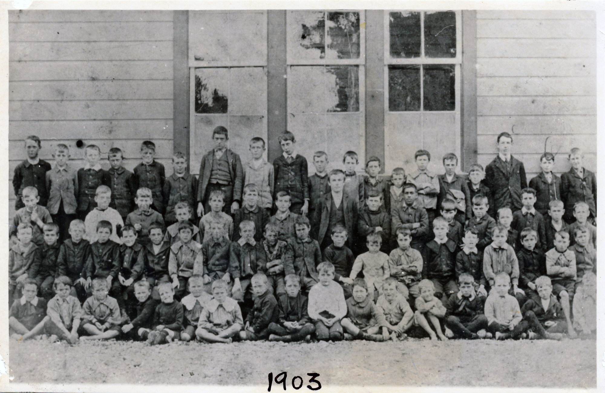 Upper Hutt School, unidentified class; 1903