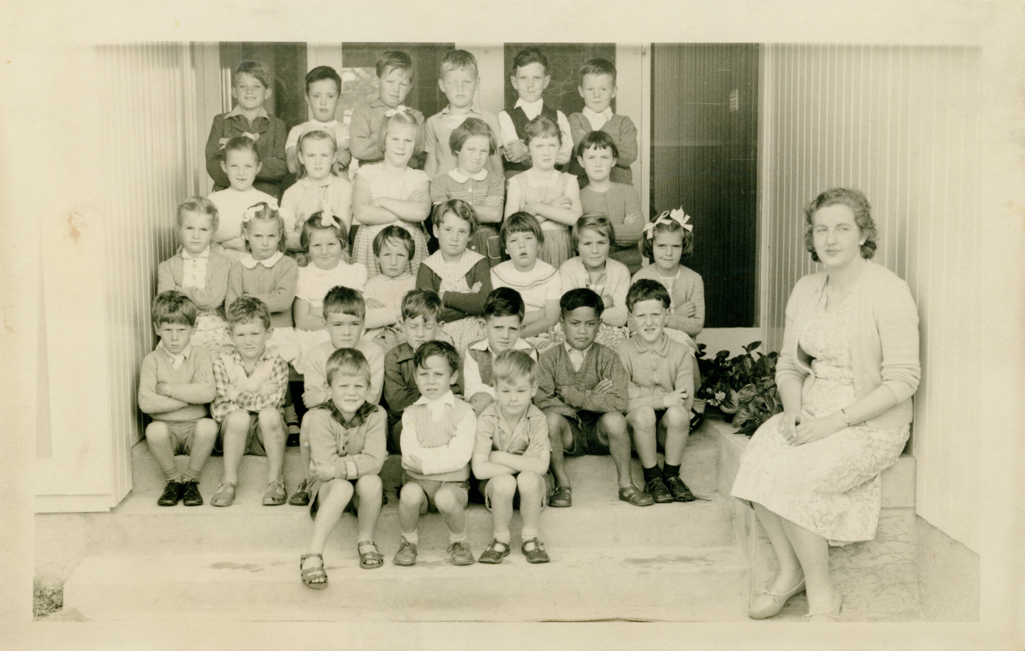 Te Marua School 1959; Class photo