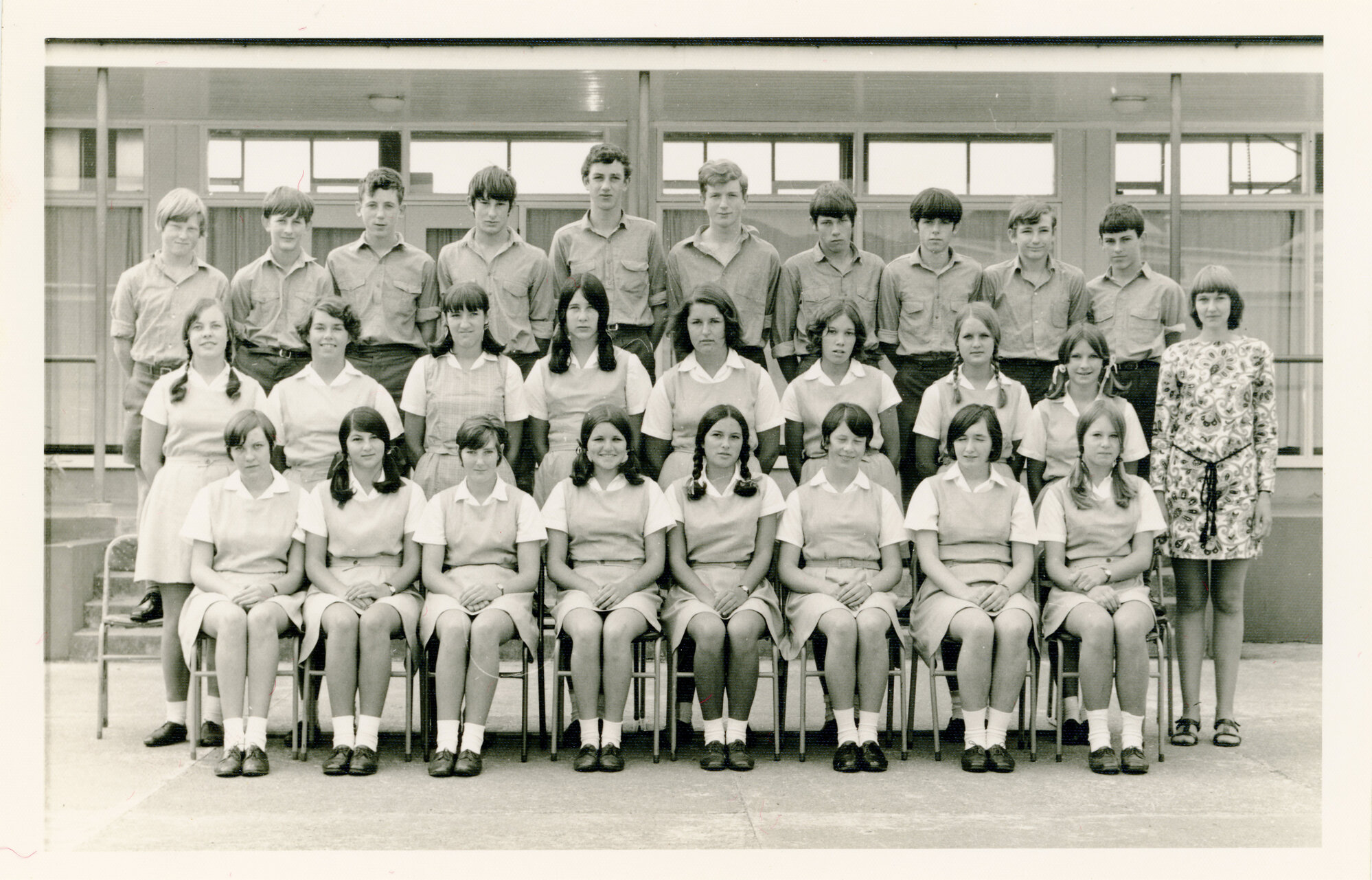 Upper Hutt College; Form Class 5LH; 1970