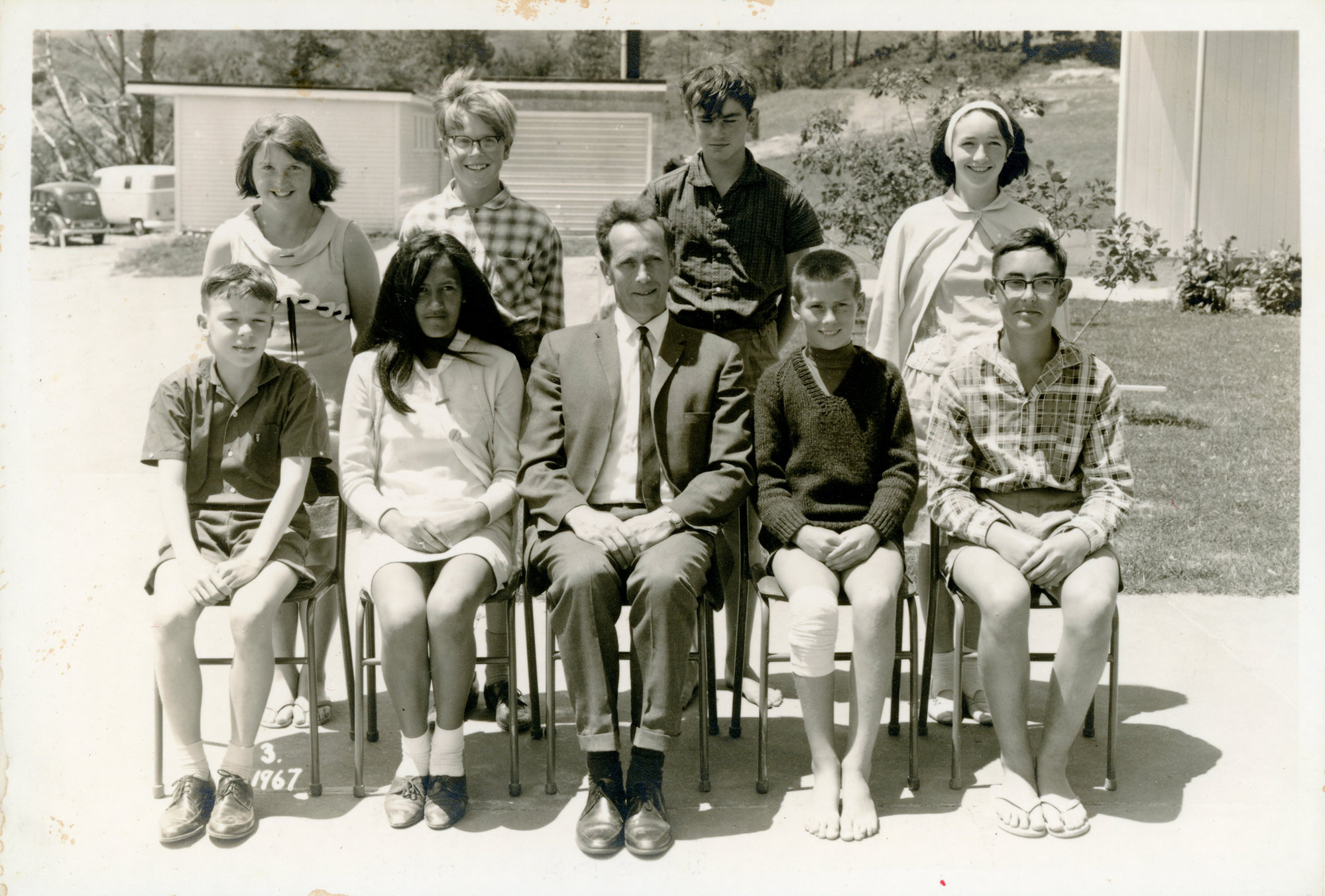 Te Marua School Leaving Booklet; Group Photo 1; 1967