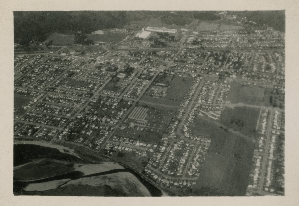 Aerial view Elderslea, Ebdentown area of Upper Hutt