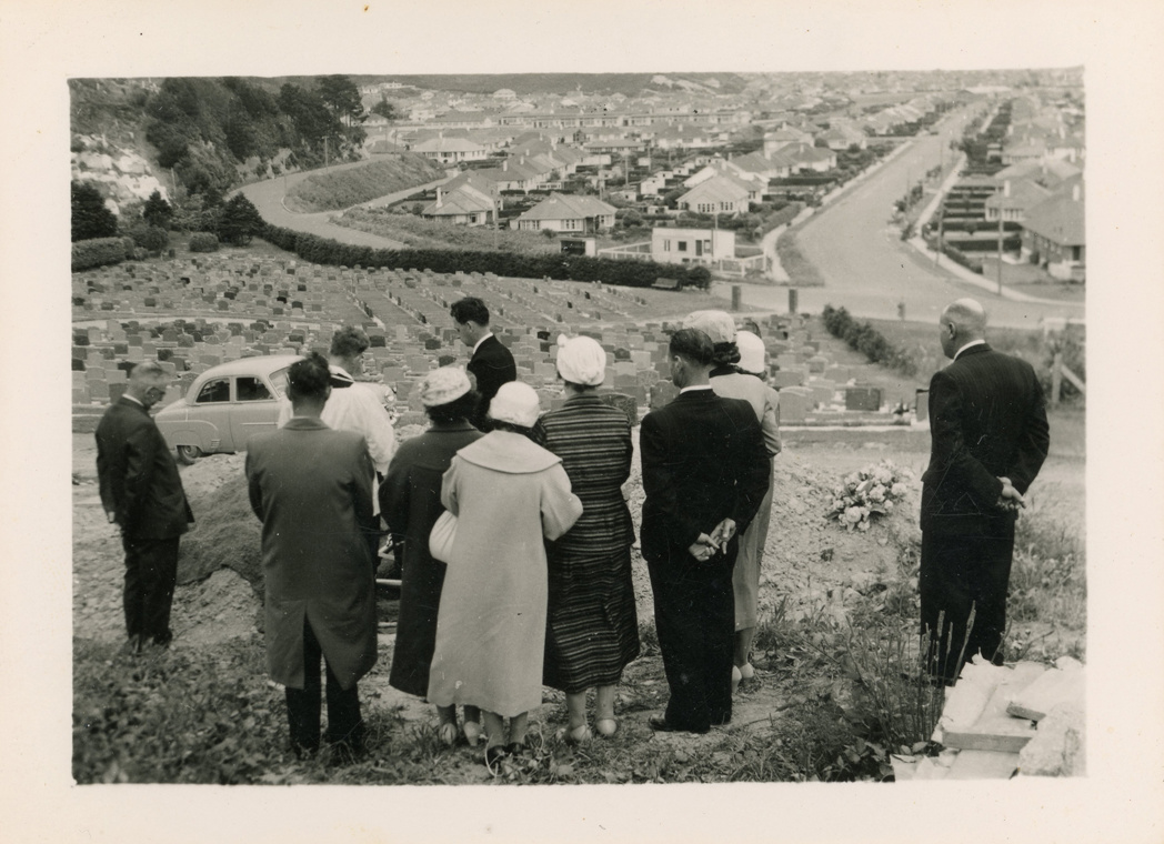 Unidentified funeral service, ca 1960s