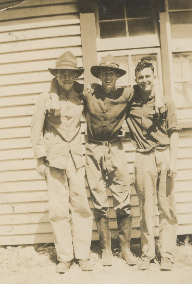 Leslie, Billy and Bruce, Trentham ca 1940s