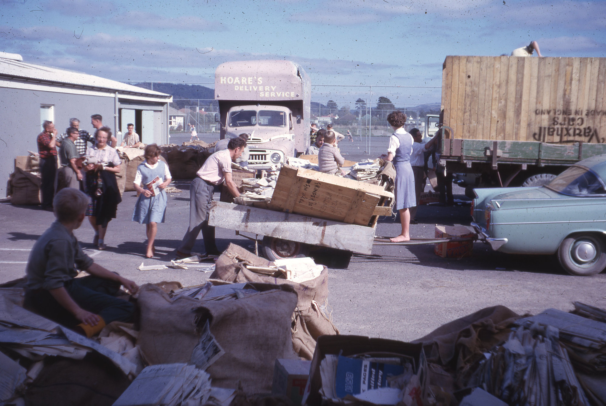 Upper Hutt College Paper Drive (3) 1963