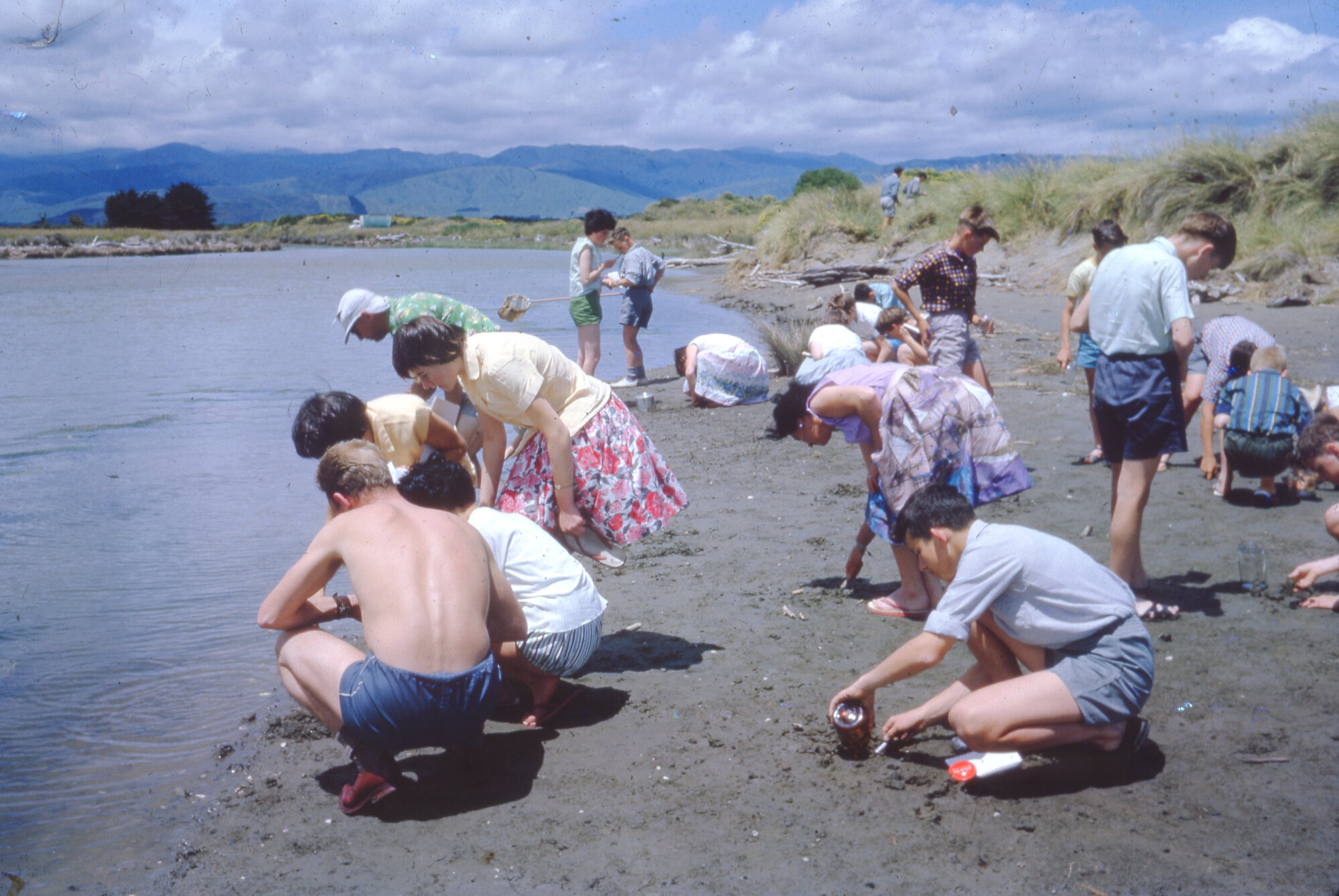 Upper Hutt College; 3A Field Trip to Ōhau Beach; 1962