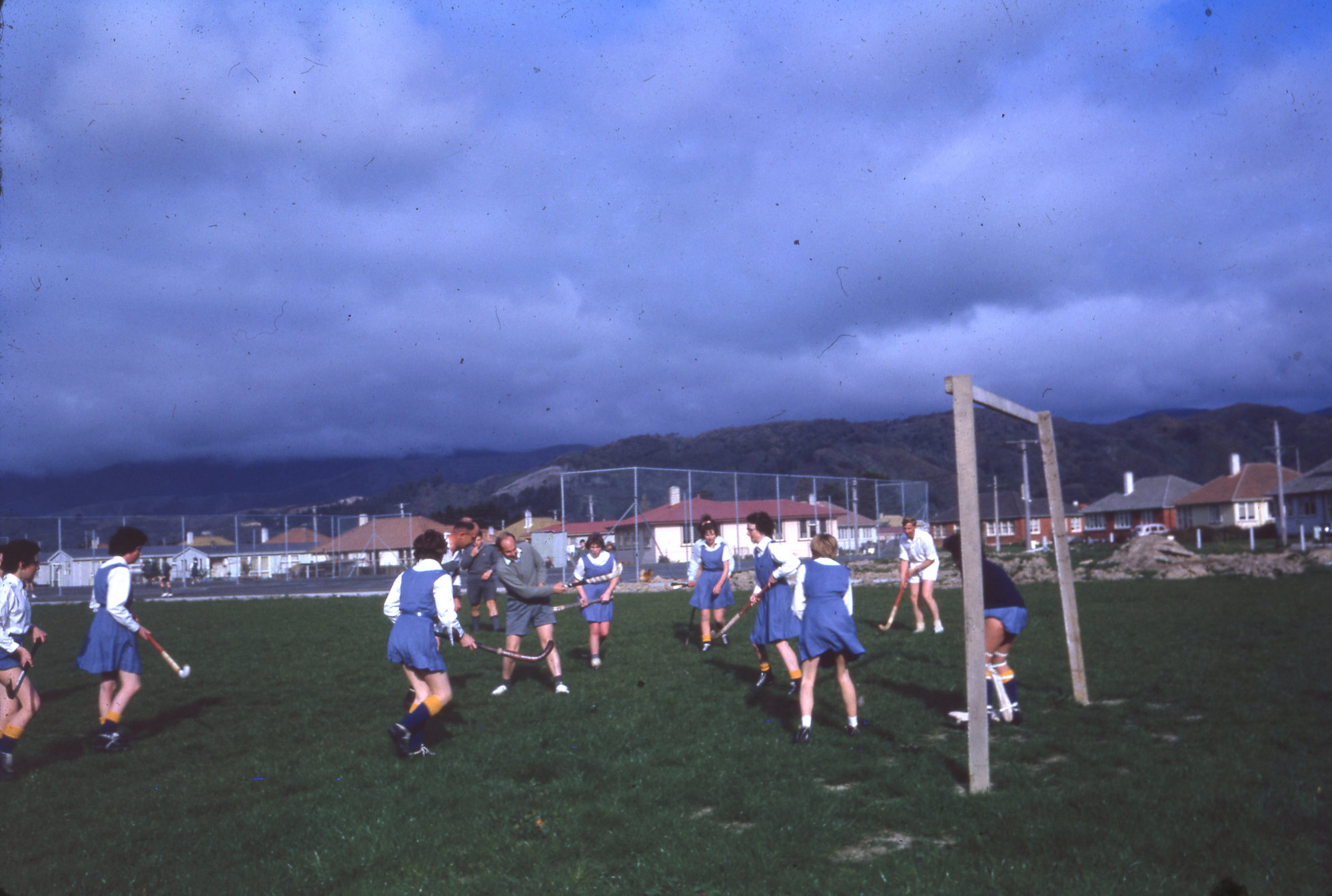 Upper Hutt College Staff vs School; ca 1962