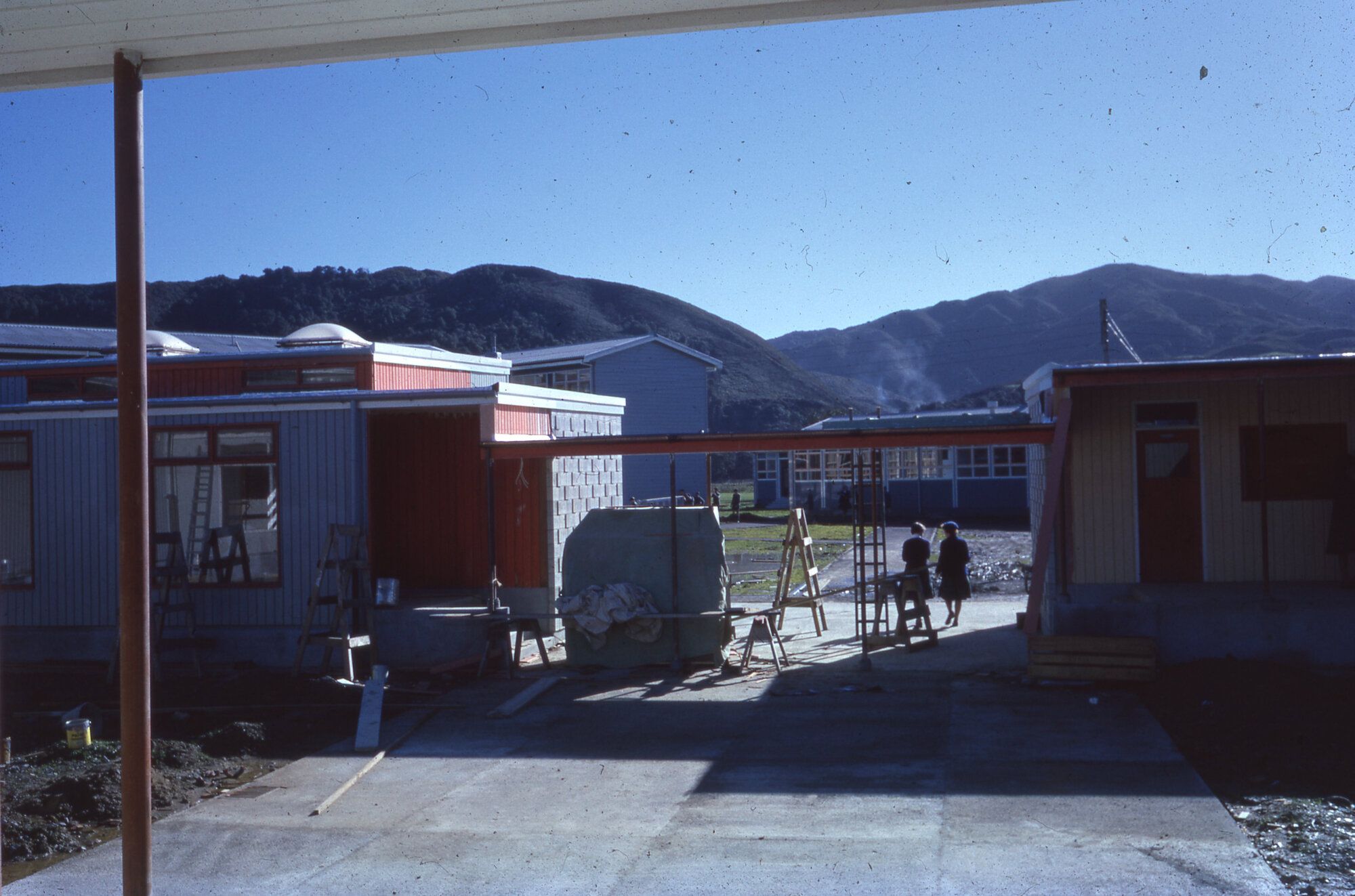 Upper Hutt College; Inner Quad; July 1962