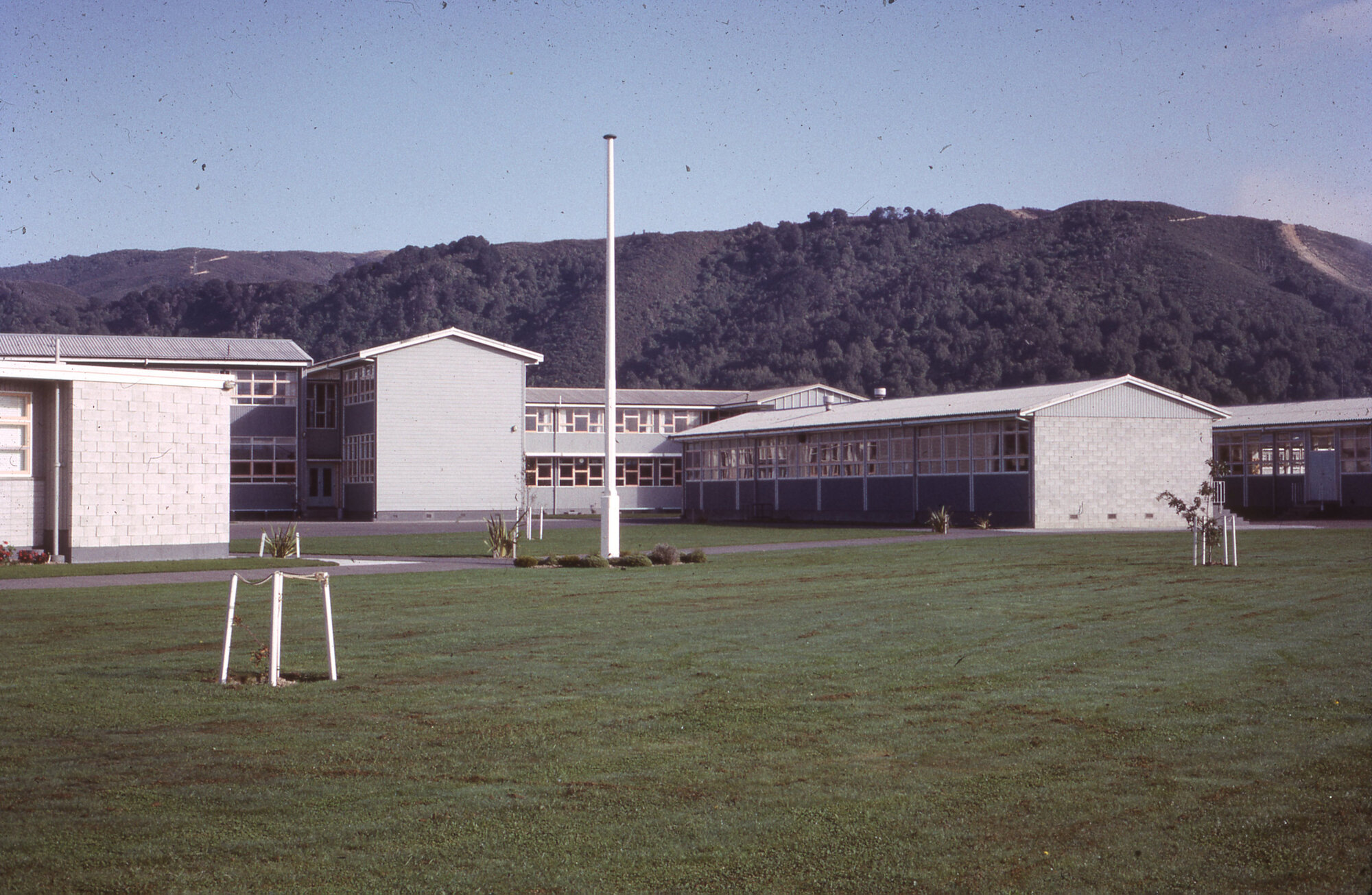 Upper Hutt College from Moonshine Road; ca1960s