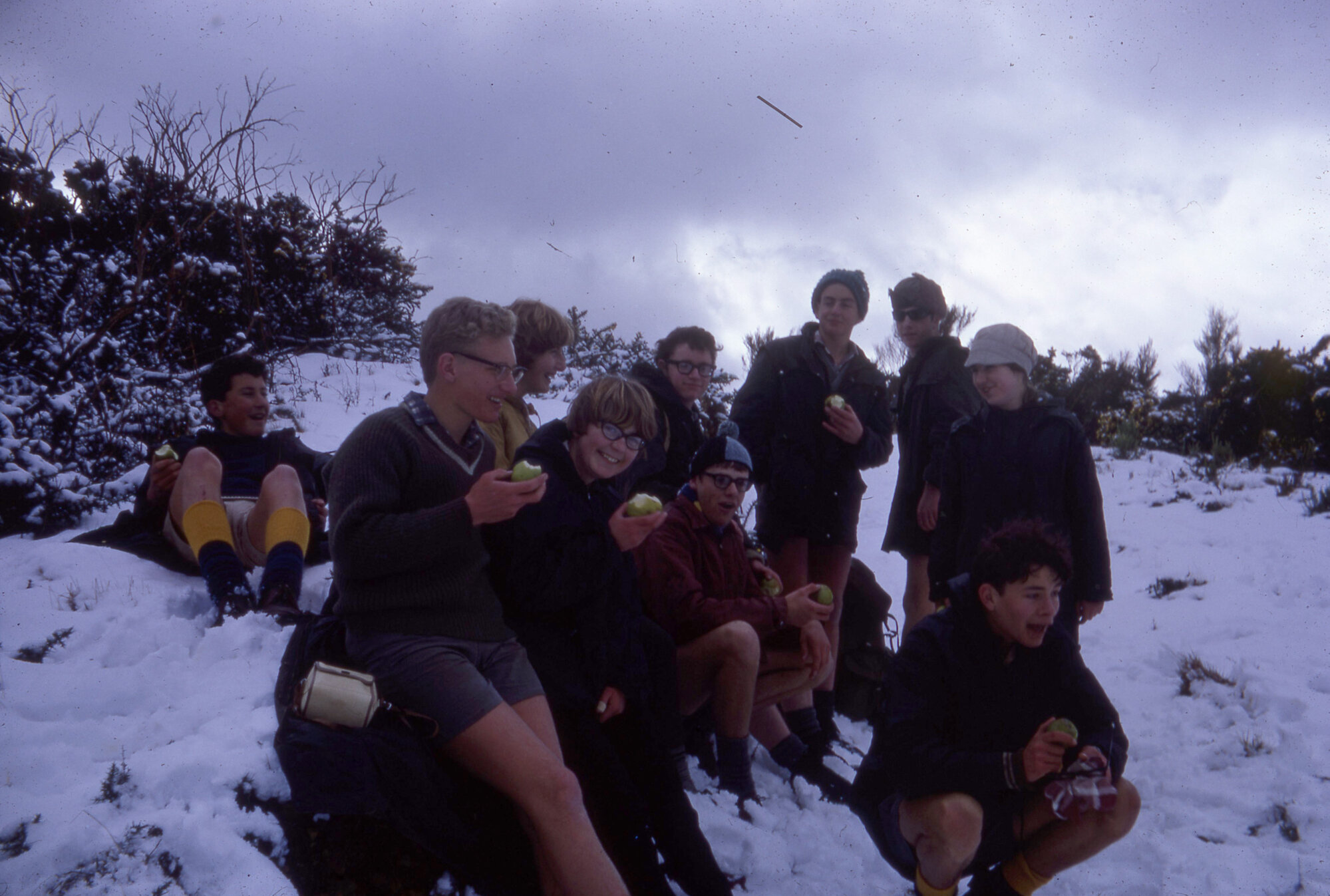 Upper Hutt College; Class 5A trip to Rimutaka Walkway; 1967