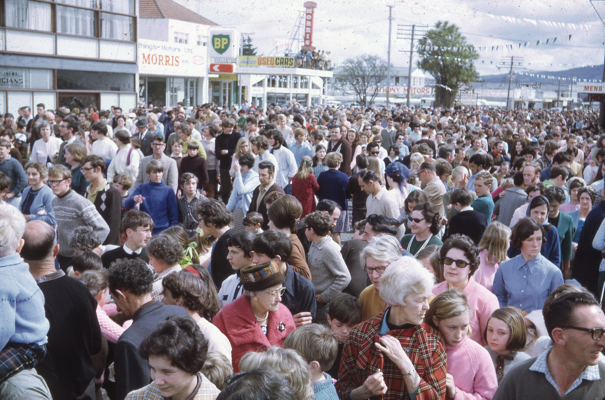 Crowd at City Status Parade; May 1966