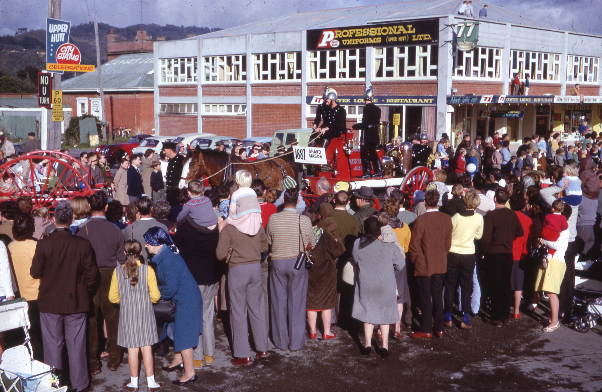 Upper Hutt City Status Parade; May 1966