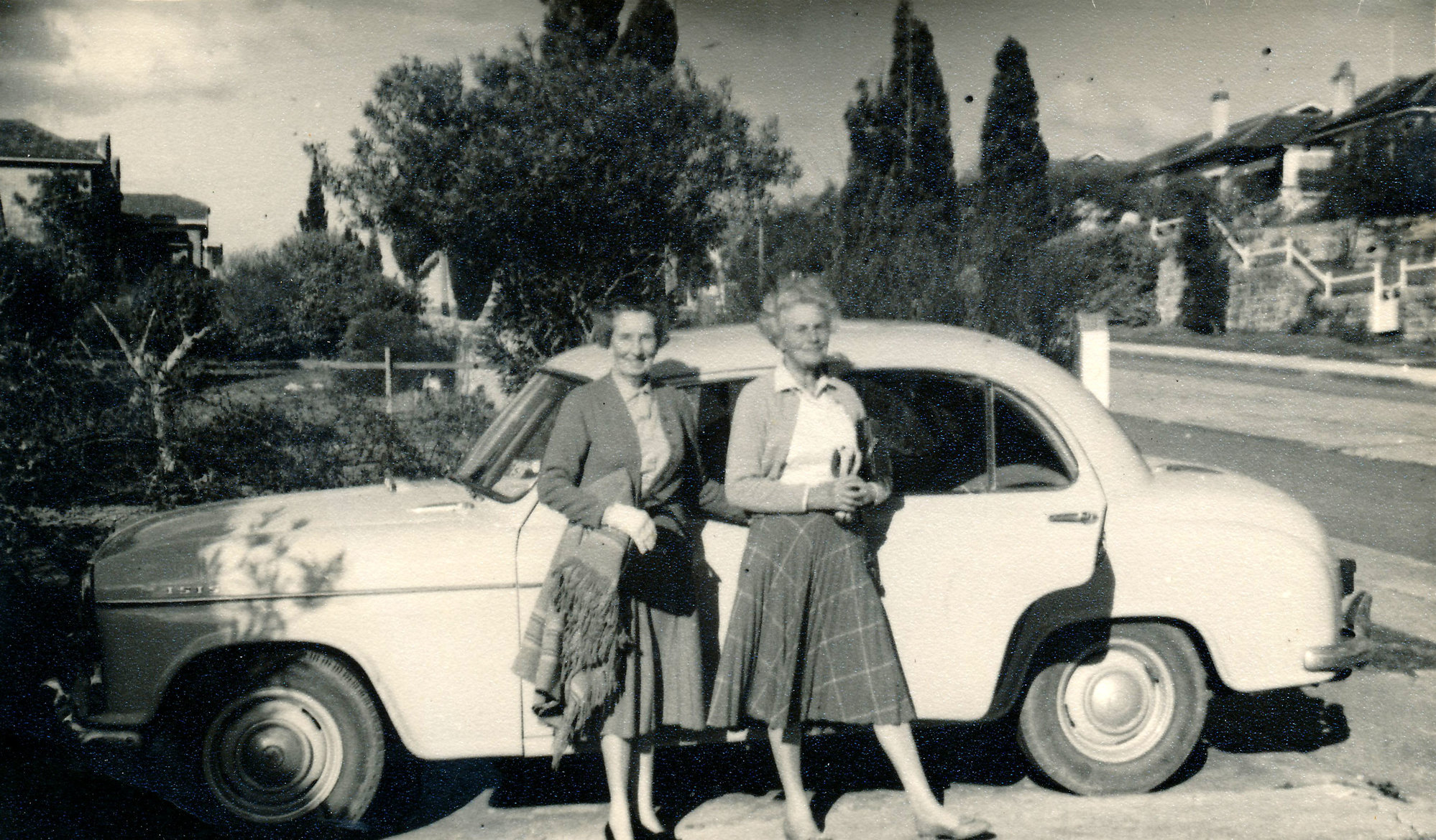 Enid Wilson and Ted (Edwina) Scott, no date
