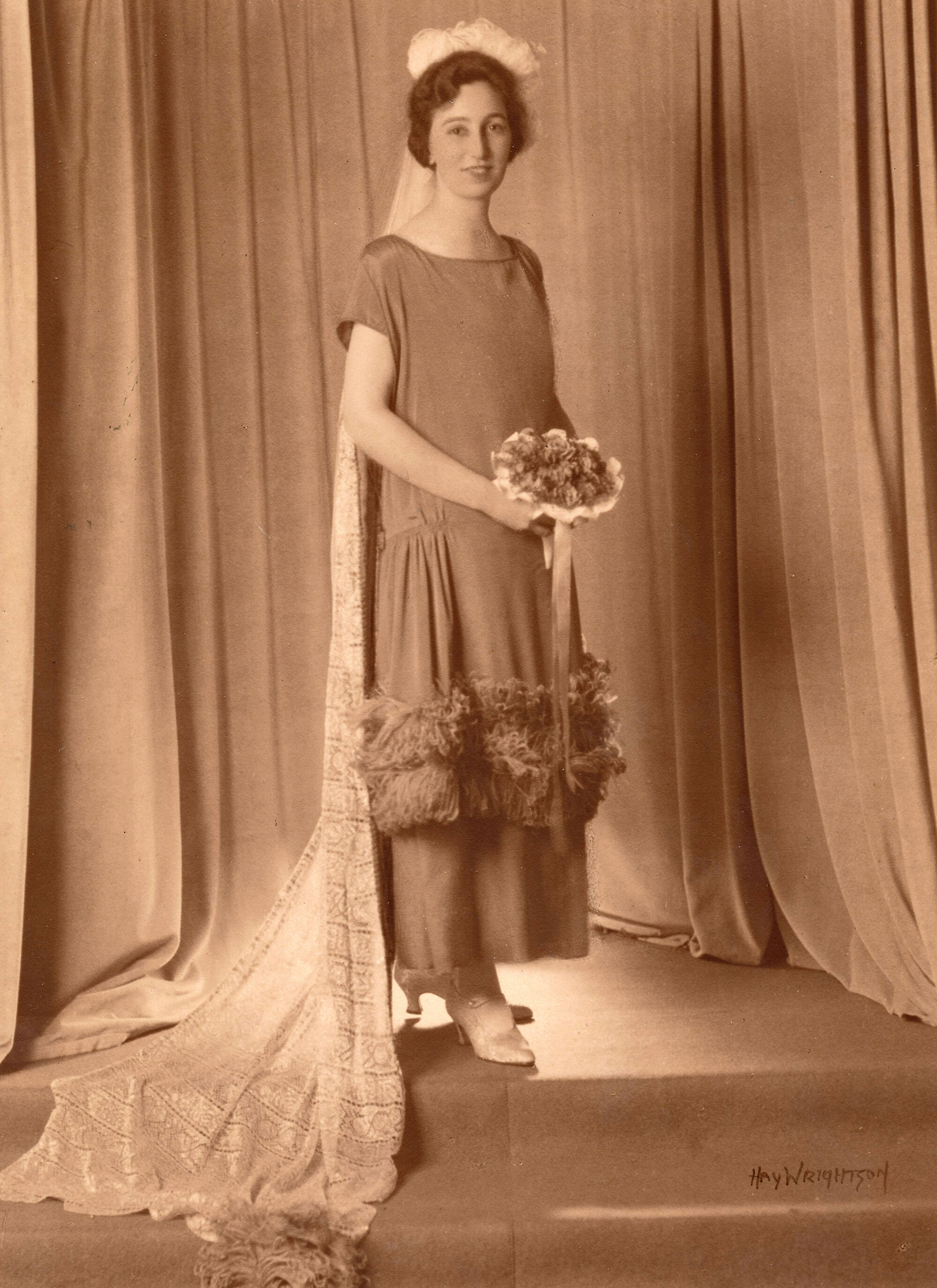 Enid Wilson, debutante portrait; 1924