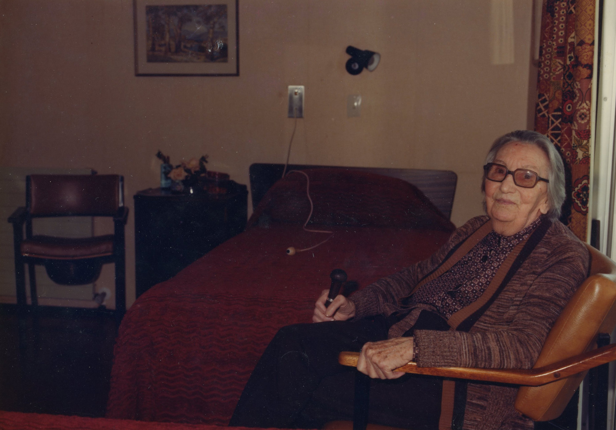 Enid Wilson at Johnswood Hospital; Upper Hutt; 1983
