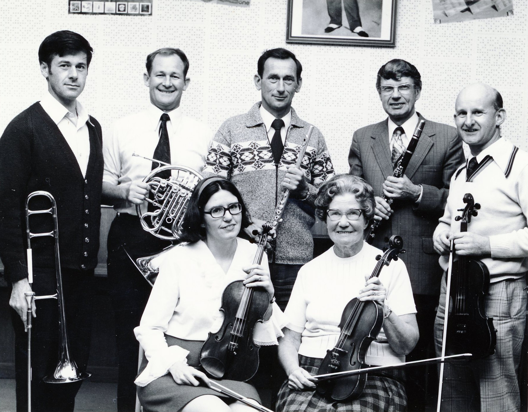 Members of Upper Hutt City Orchestra; July 1976