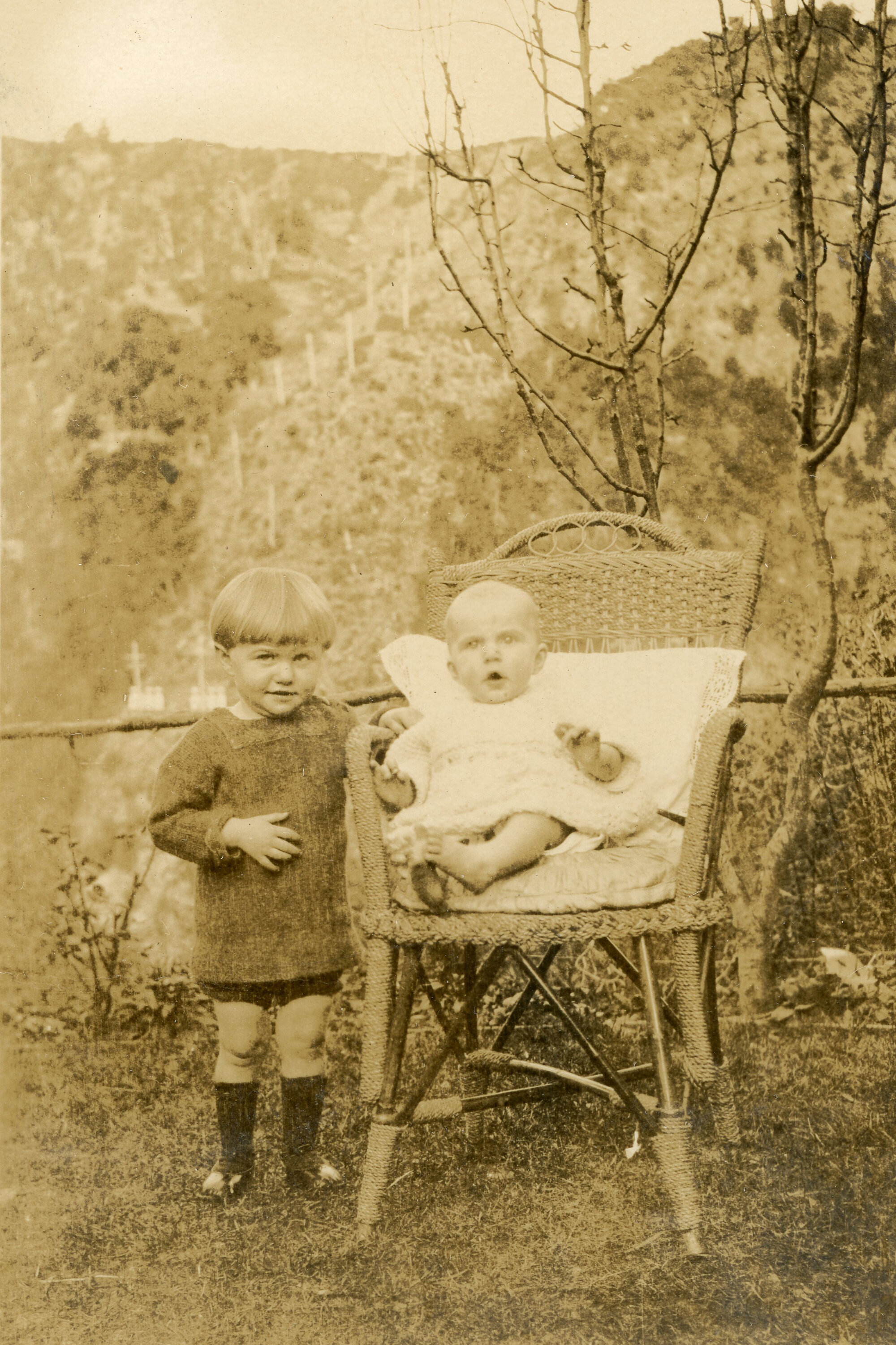Campbell Family Photograph; Toddler and infant; ca 1920s