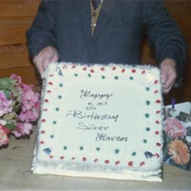 Silver Haven Social Club; cake celebrating 2nd birthday.