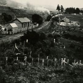 Railway to Wairarapa at Colletts Creek; Mangaroa valley, opposite Maymorn Road.