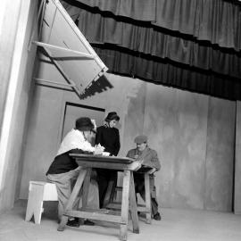 Heretaunga Players; Major Barbara: Eileen Evans, Jim Grant, Glynis Evans, Bob Gillespie. 