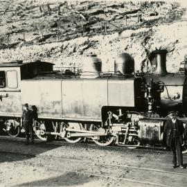 Summit station yard; We-class 4-6-4T locomotive, No. 198.