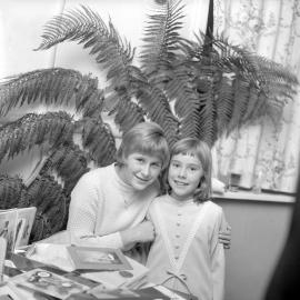 Kenneth Graham Rosson 21st; sister, Beverley, left?