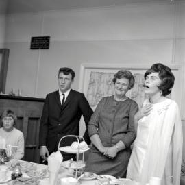 Kenneth Graham Rosson 21st; sister Beverley; Ken; mother Trixie; Glennis Cains.