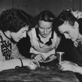 Heretaunga Players; Pink String & Sealing Wax: Kay Hooper (centre).