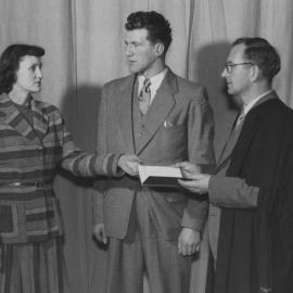 Heretaunga Players; The Browning Version: Julia Bradley, Jim Wingate, Ivor Heslop.