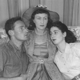 Heretaunga Players; Hay Fever: Peter Du Chateau, Julia Bradley, Sorel Bliss.