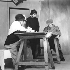 Heretaunga Players; Major Barbara: Eileen Evans, Jim Grant, Glynis Evans, Bob Gillespie. 