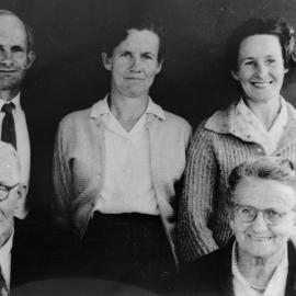 Jack, Flora, and Mary Danahay with parents Len and Jessie. [P2-128-310]