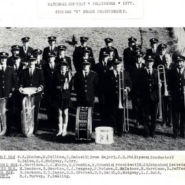 Upper Hutt Municipal Band, national contest, Wellington, 1977