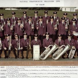 Upper Hutt Municipal Band, national championships, Wellington, 1981